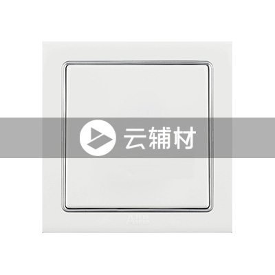 AN504 单连空白面板 (白色)