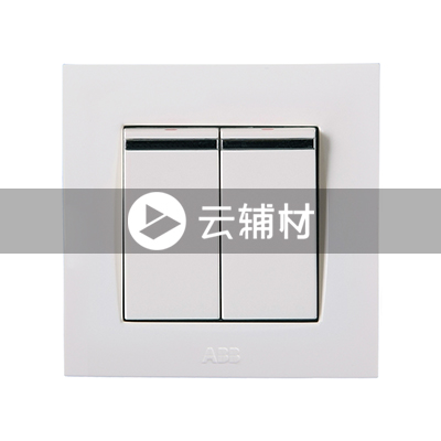 AU13253-WW 二位单控带装饰线开关 10AX