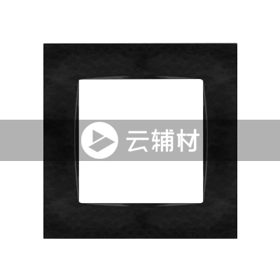 AU61153-CL 53x53边框,皮革效果覆膜覆膜