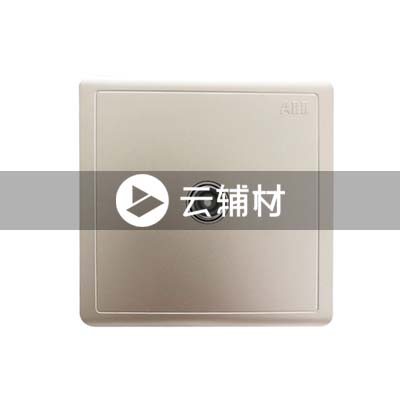 AQ303-CG一位宽频电视插座，金色