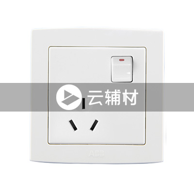 AL228一位三极带开关插座 16A