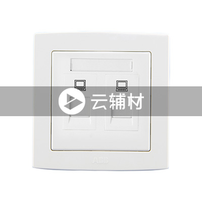AL332二位八芯电脑插座  超5类 RJ45