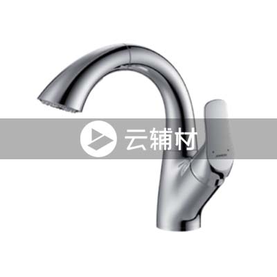 九牧JLT004-1X10-116太空铬抽拉面盆龙头