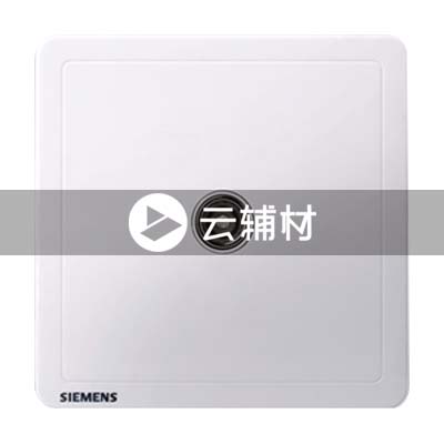 西门子致琦雅白一位电视插座