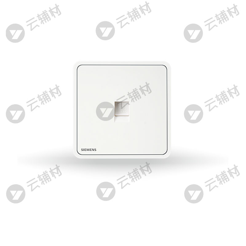 西门子睿绎辰曦白一位电脑插座(超5类)
