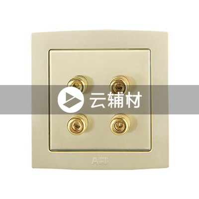 AL342-PG 4端子音响插座（银色）