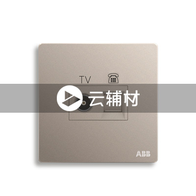 AF324-PG二位电视/电话插座RJ11